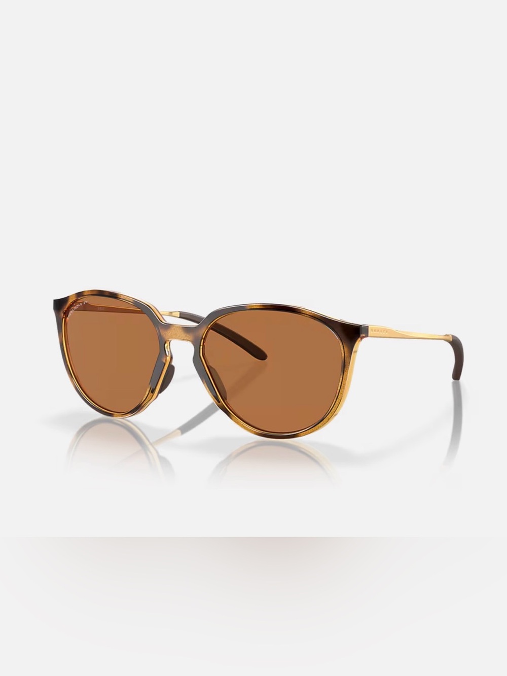 Oakley SIELO Women's Black Frame Sunglasses with Brown Lenses with Case